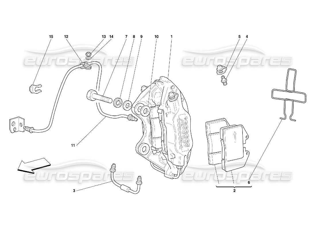 brake caliper parts diagram