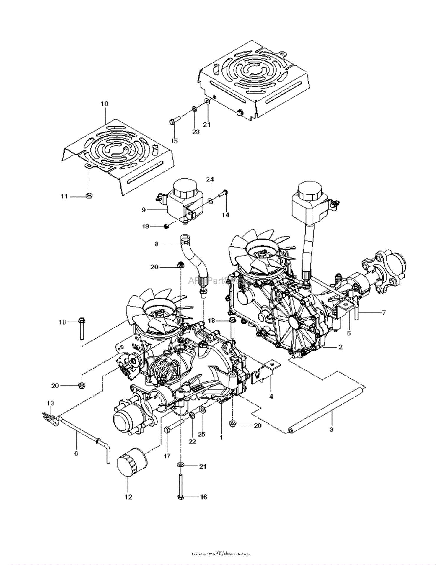 kubota z421 deck parts diagram