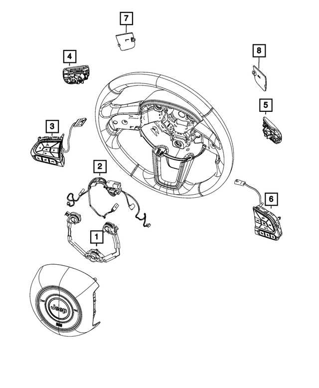 jeep steering parts diagram