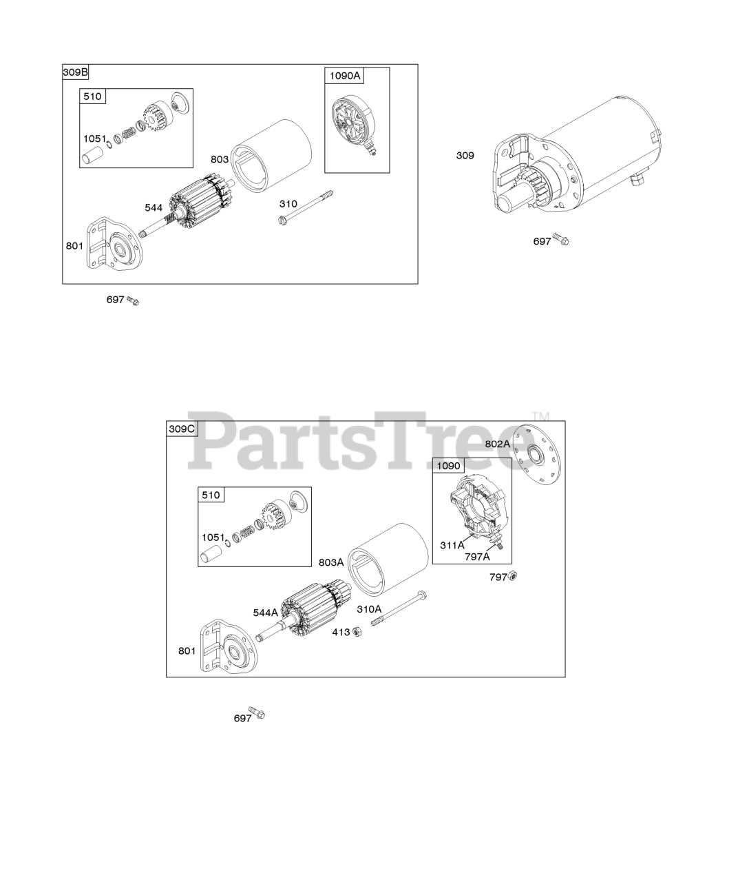 starter parts diagram