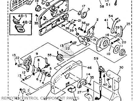 yamaha tilt and trim parts diagram