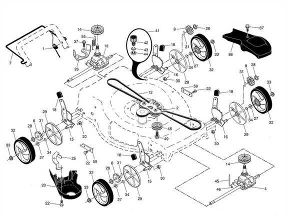 craftsman m215 parts diagram