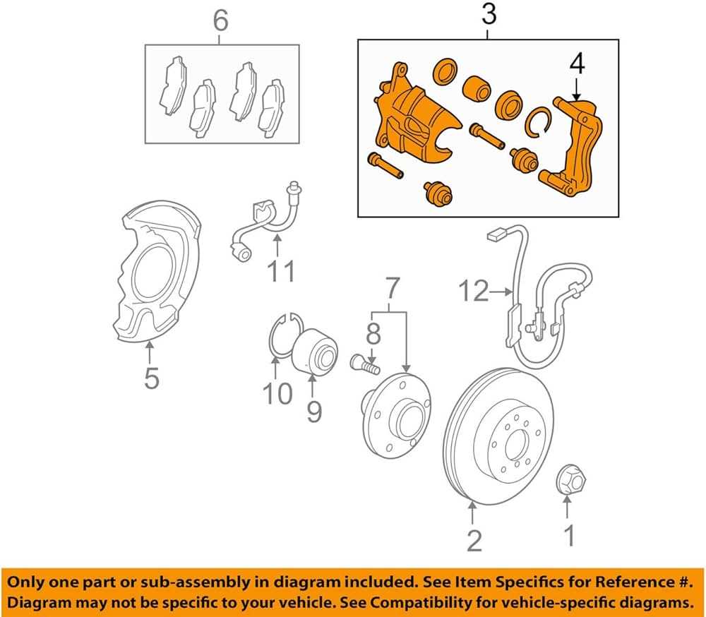 caliper parts diagram