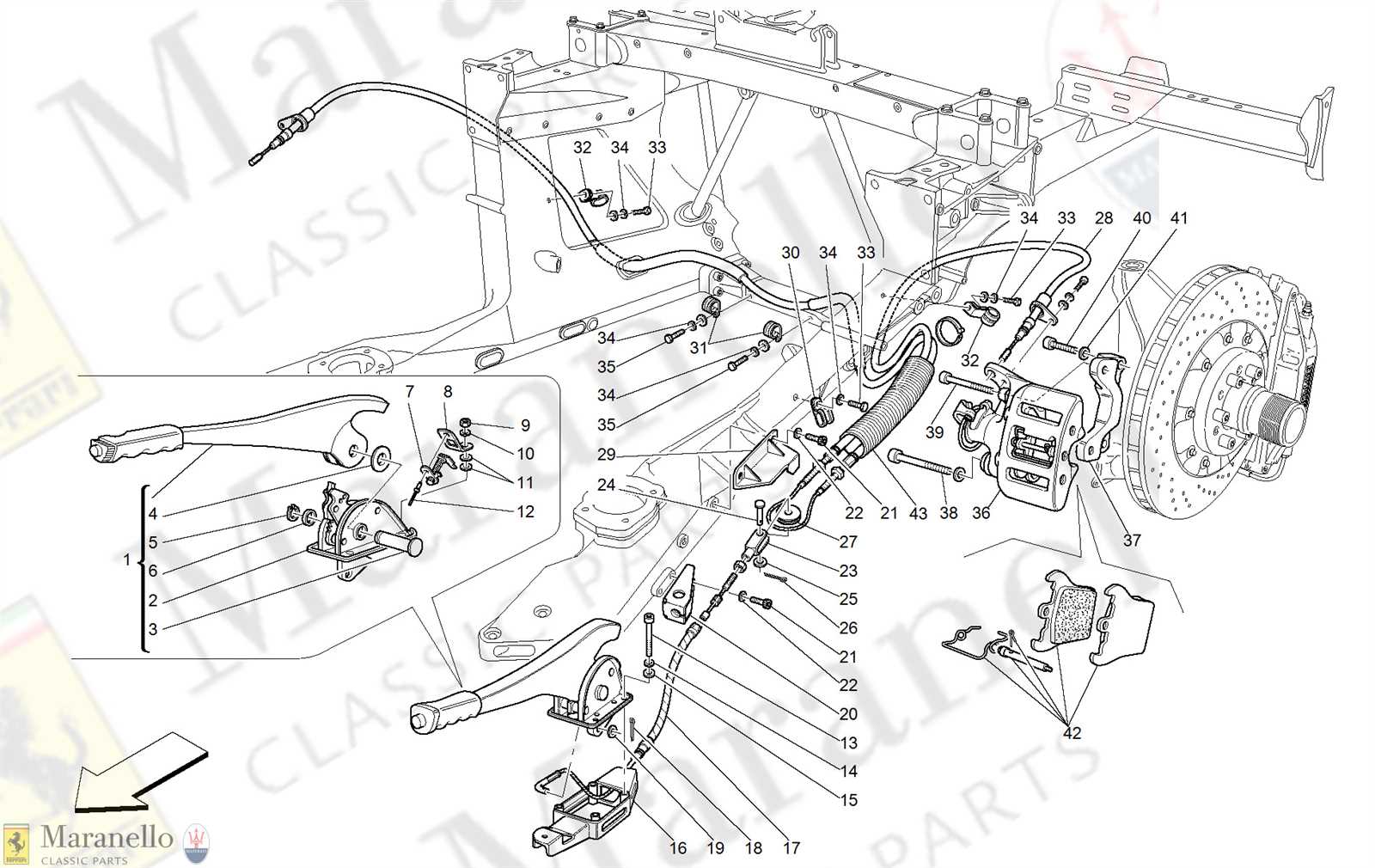 caliper parts diagram