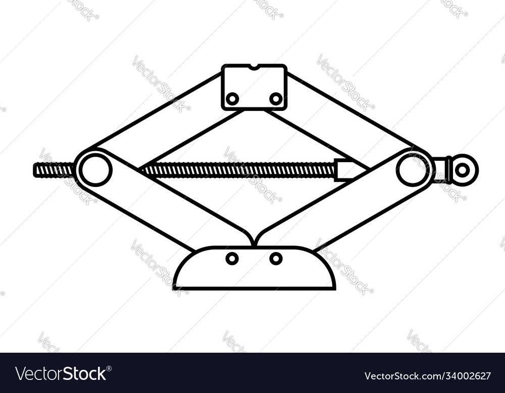 car jack parts diagram