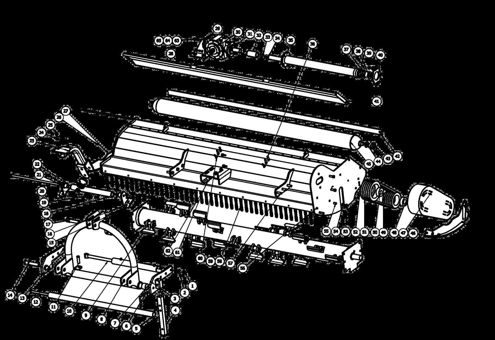 caroni tiller parts diagram