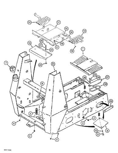 case skid steer parts diagram