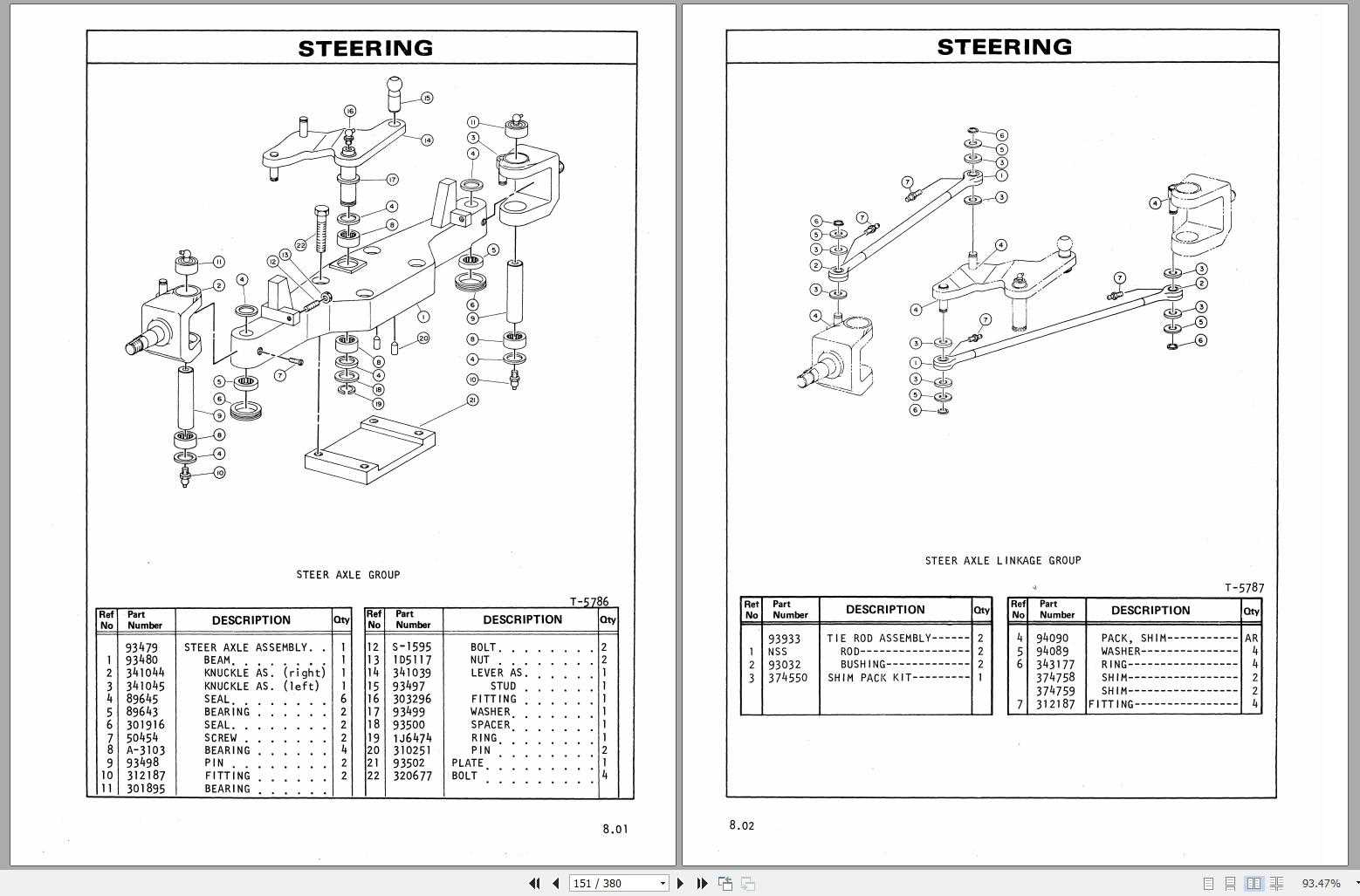 caterpillar forklift parts diagram