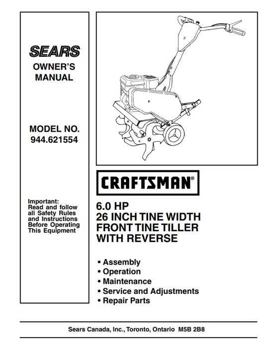 murray tiller parts diagram