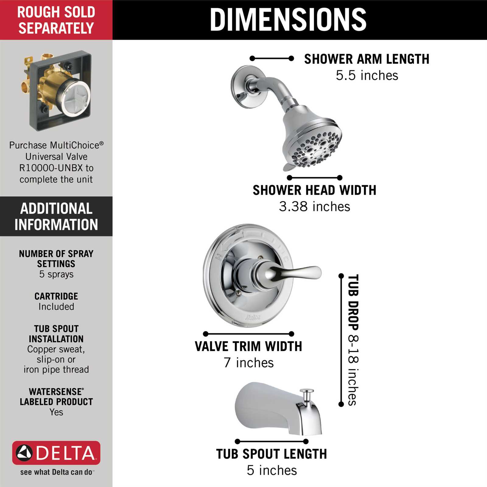 parts of a shower faucet diagram