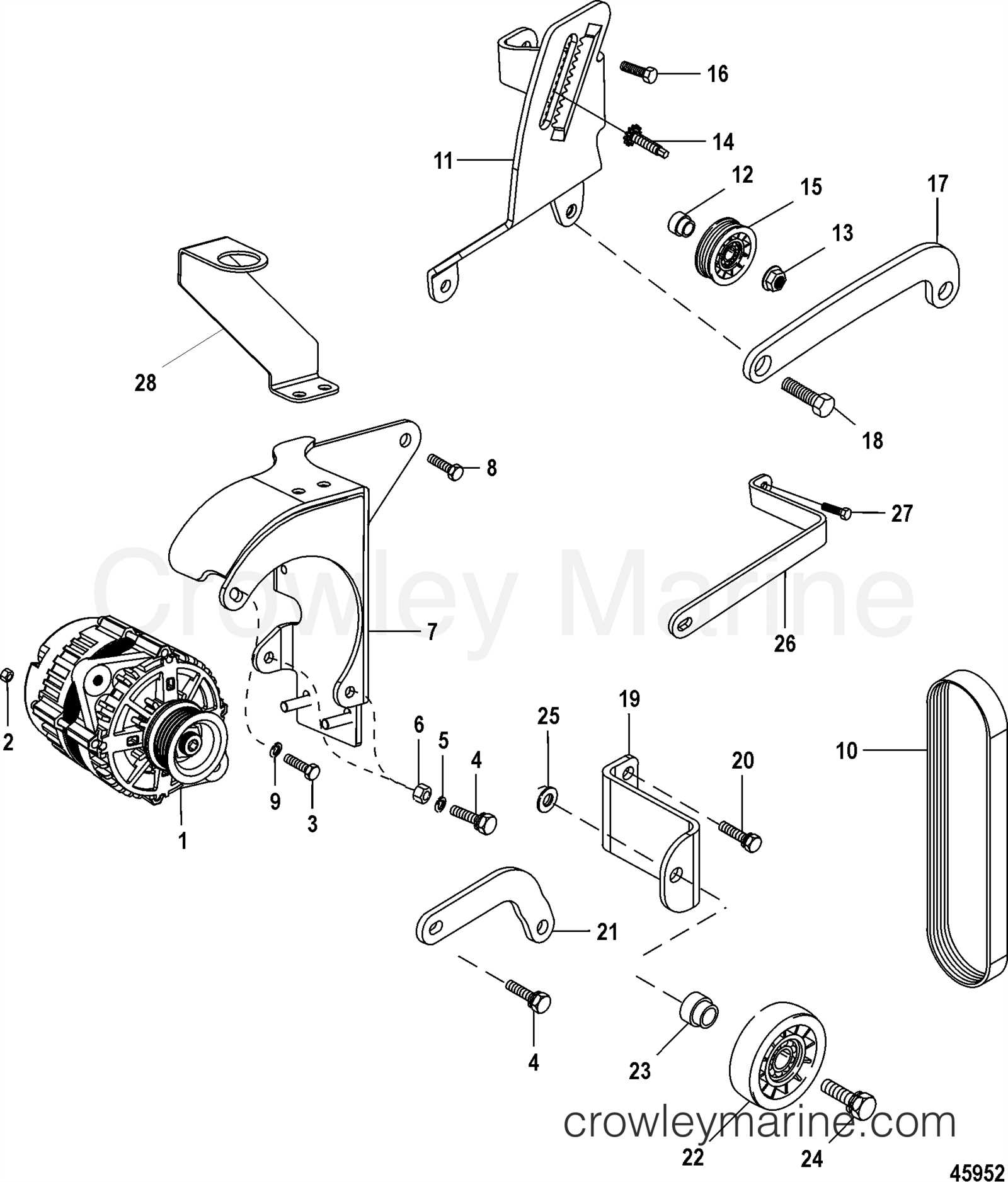 4.3 mercruiser engine parts diagram