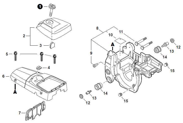 chainsaw parts diagram