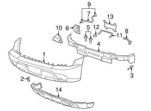 chevrolet avalanche parts diagram