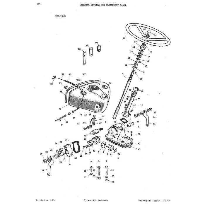 massey ferguson 240 parts diagram