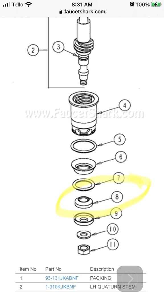 chicago faucet parts diagram