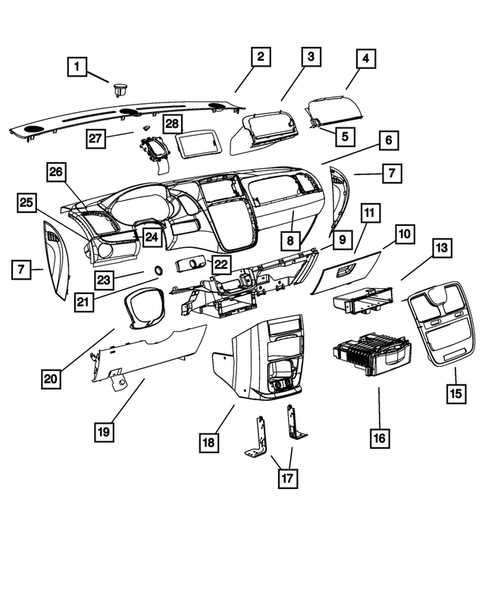 chrysler town and country parts diagram