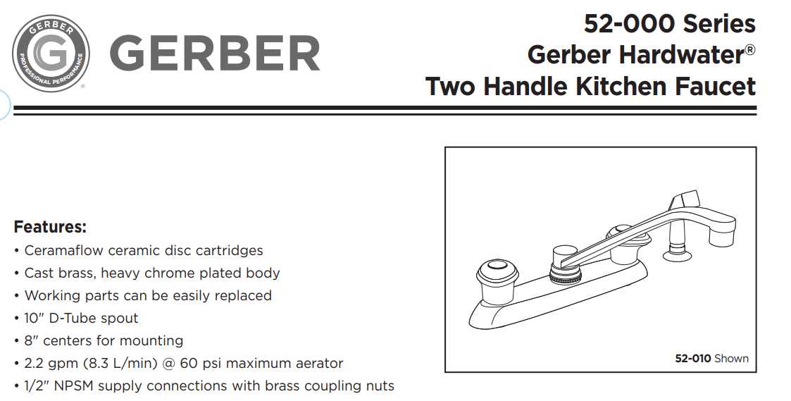 sink sprayer parts diagram