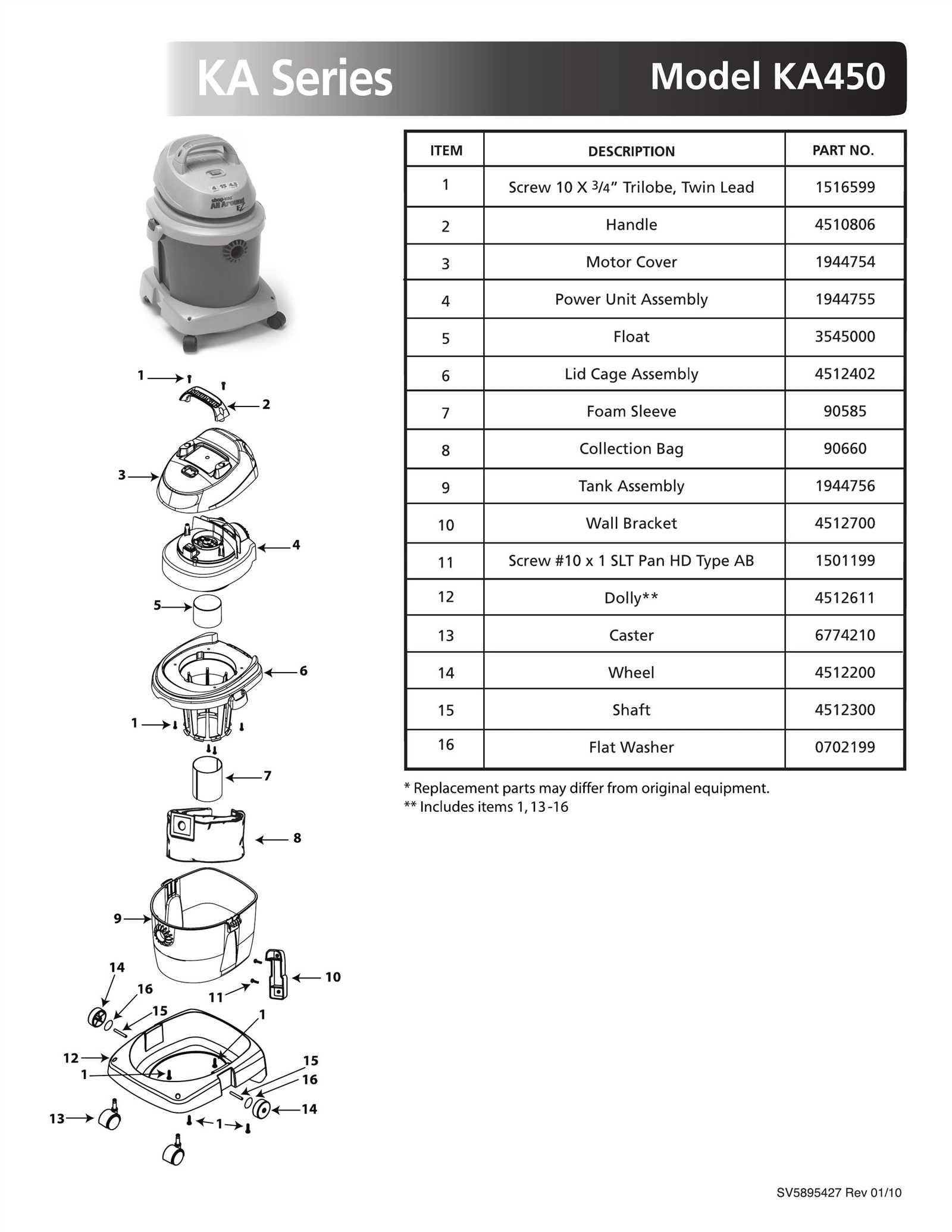 ridgid shop vac parts diagram