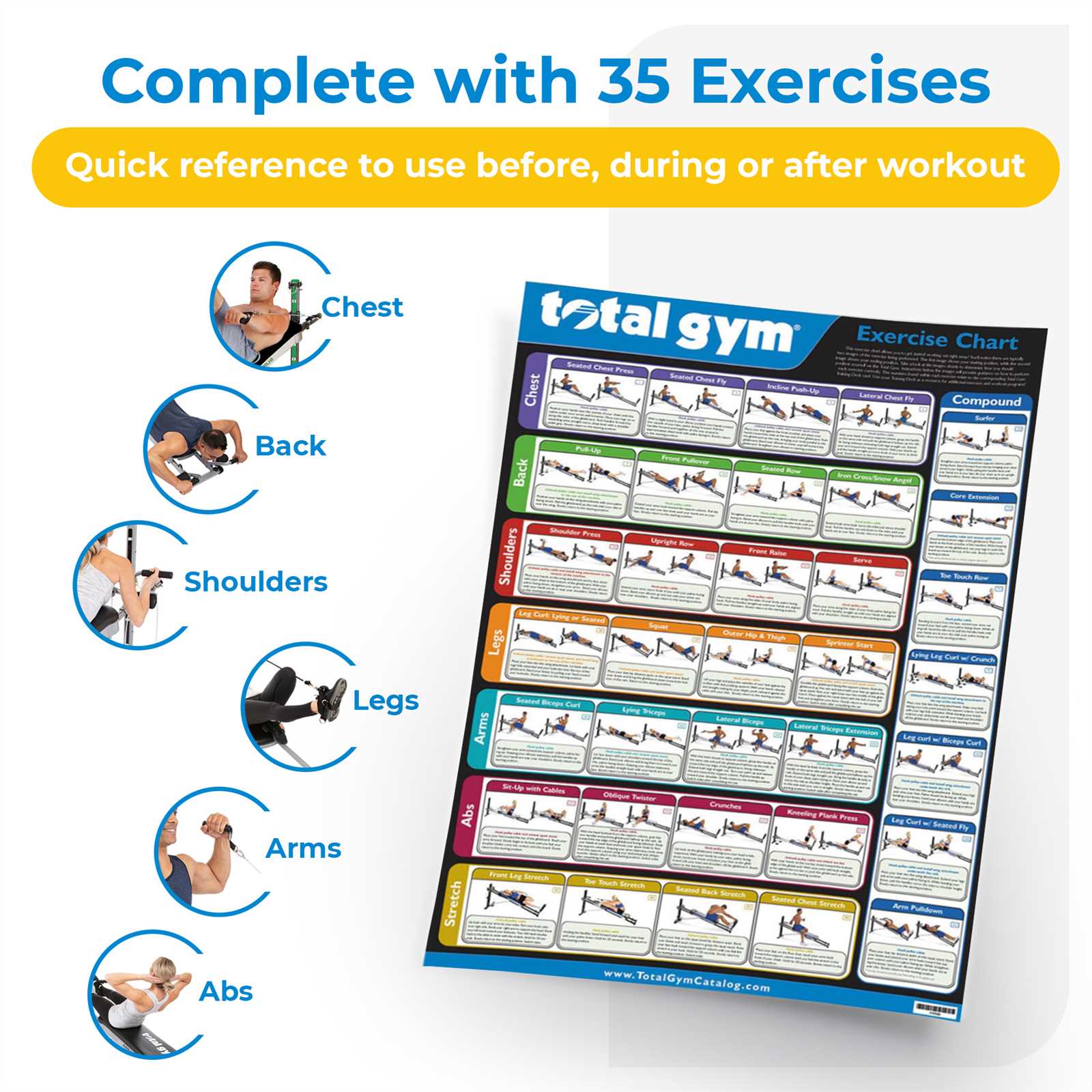 total gym parts diagram