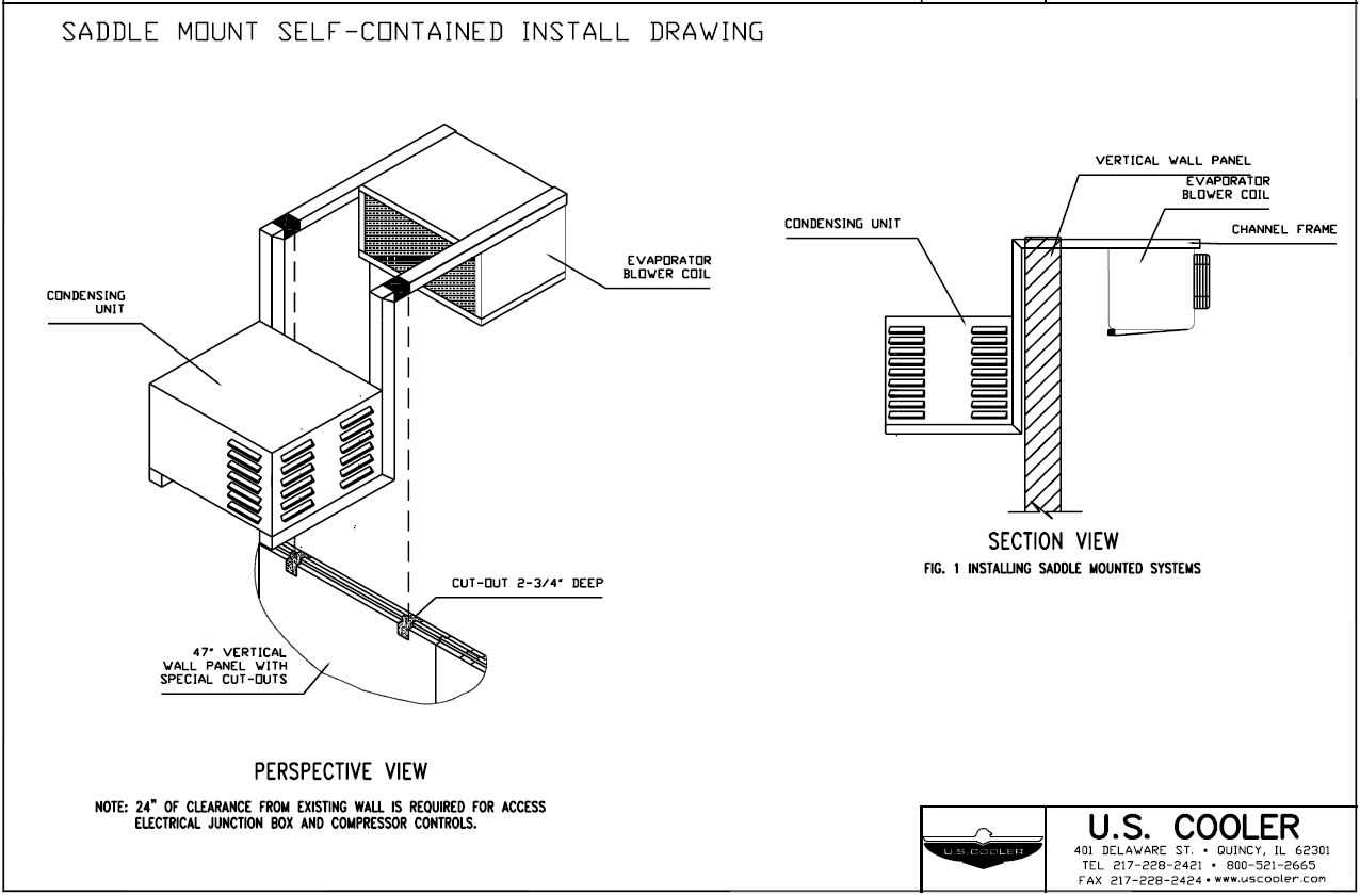 walk in cooler parts diagram