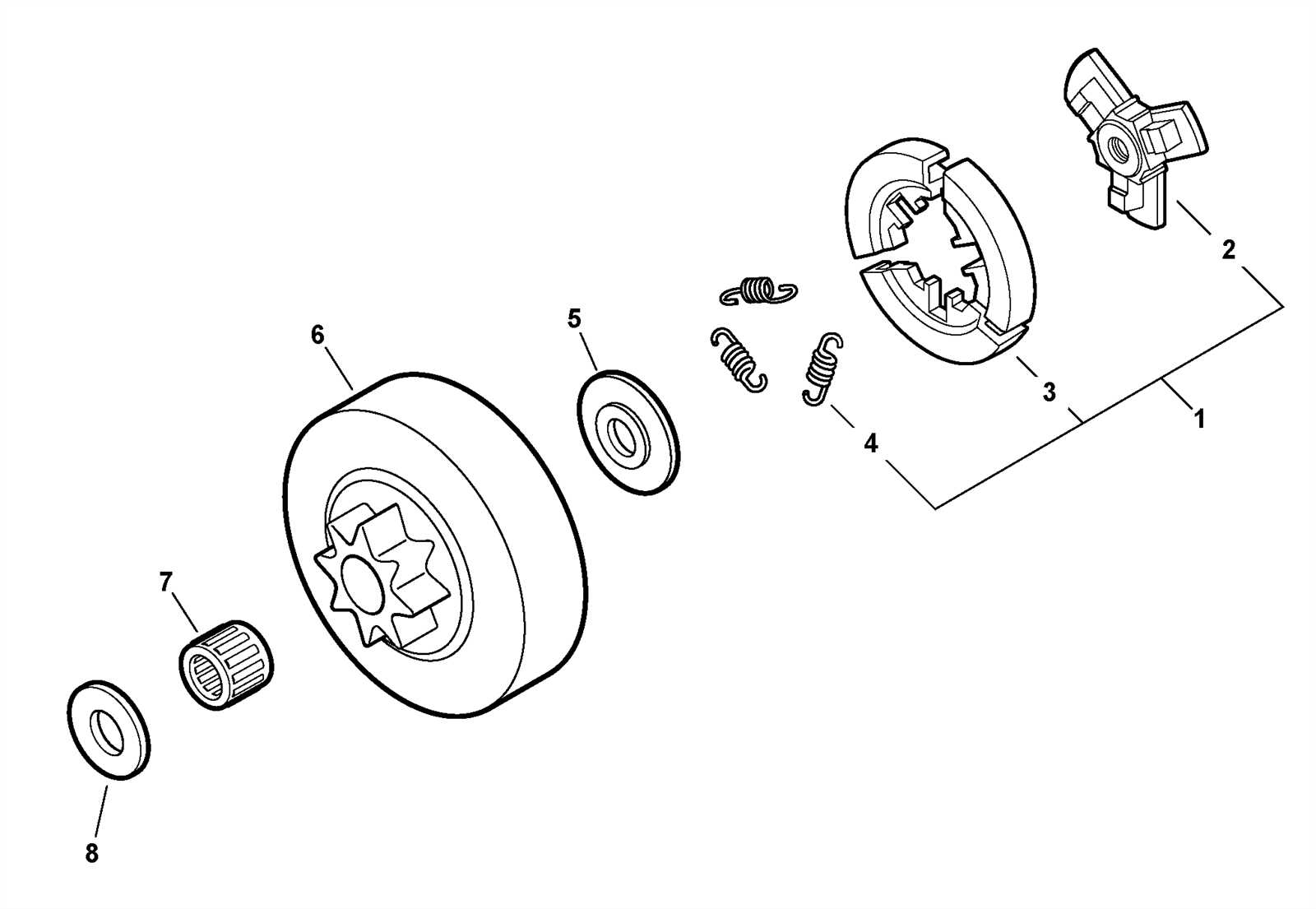 clutch parts diagram