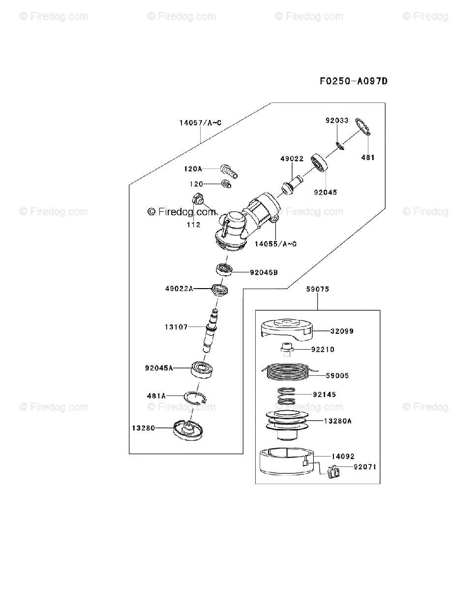 weedeater parts diagram