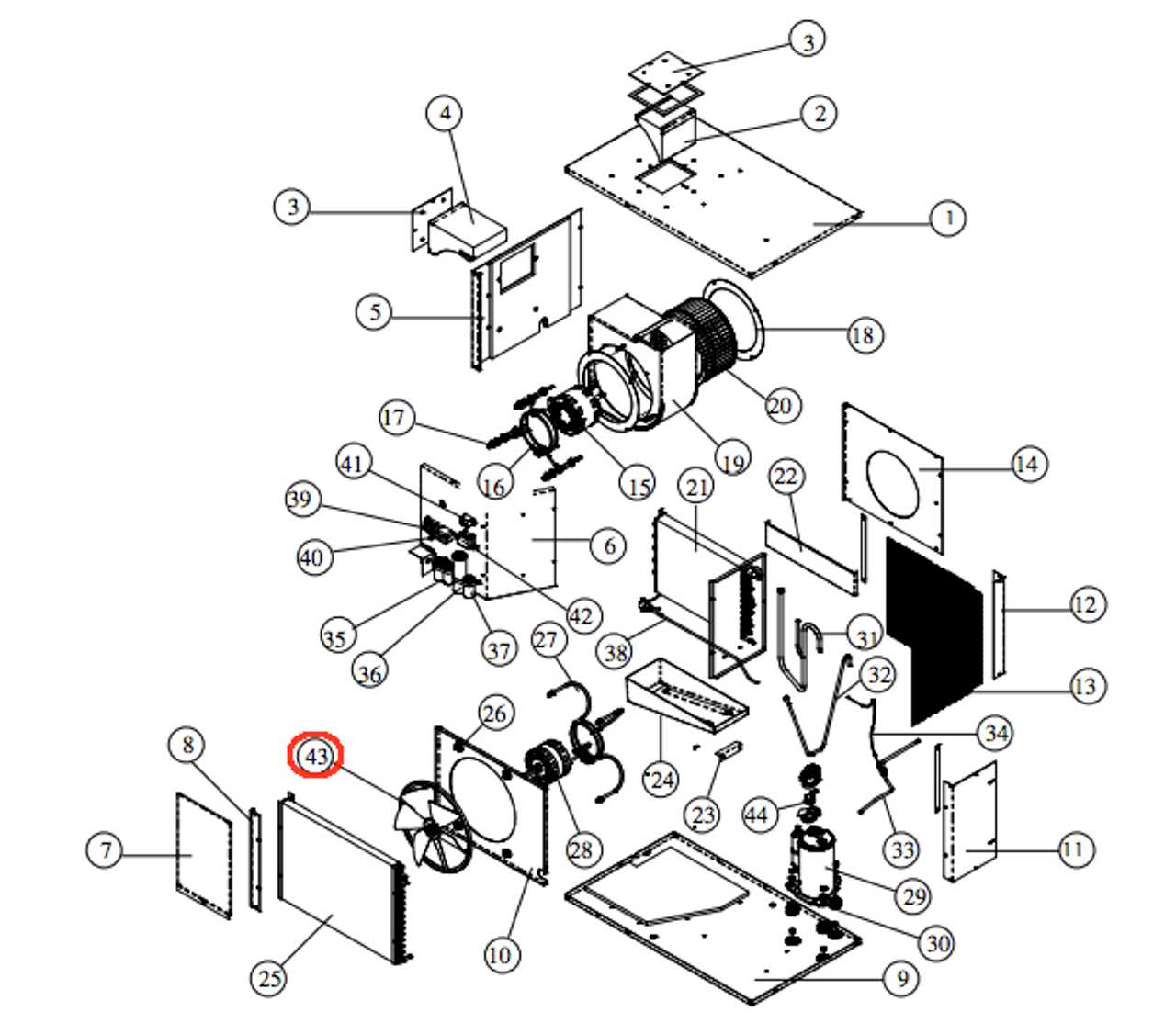 coleman furnace parts diagram