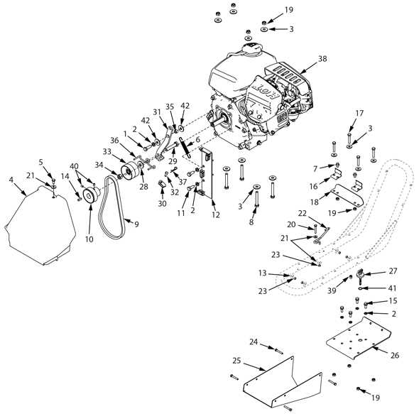 county line tiller parts diagram