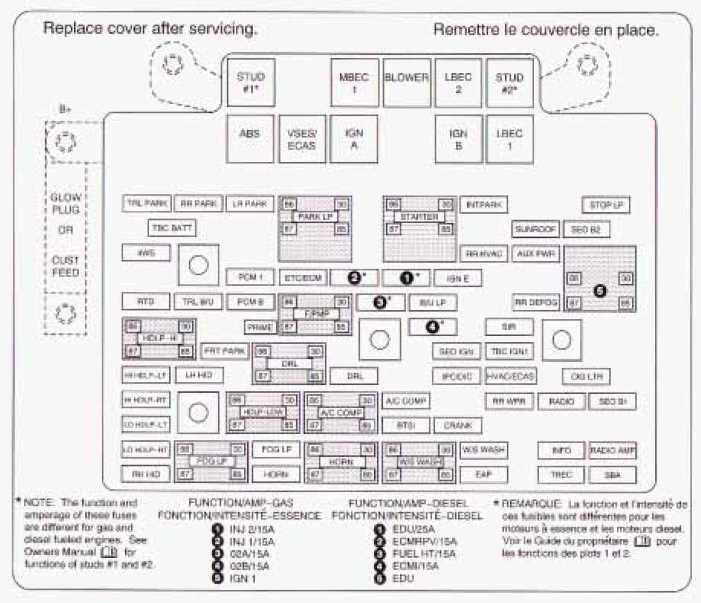 2003 chevy silverado parts diagram