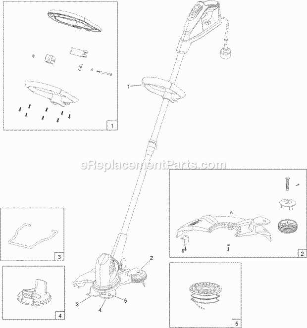 power trim edger parts diagram