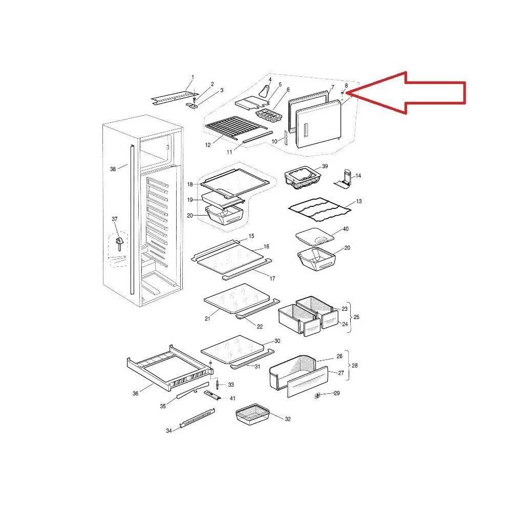 hotpoint refrigerator parts diagram