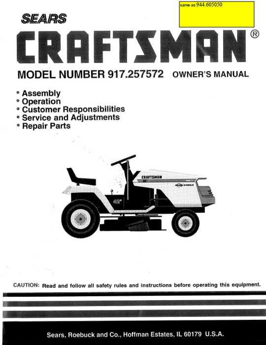 craftsman 42 riding mower parts diagram