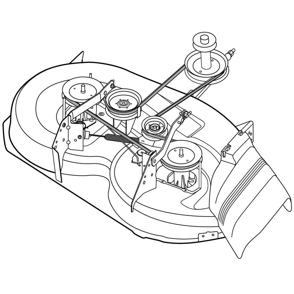 craftsman 54 mower deck parts diagram