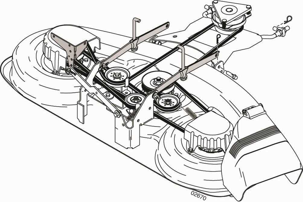 craftsman gt5000 48 deck parts diagram