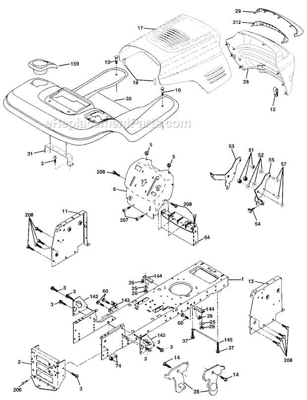 craftsman model 917 parts diagram