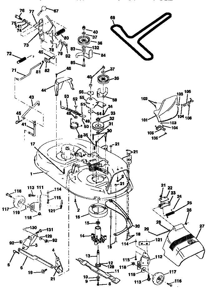 craftsman model 917 parts diagram