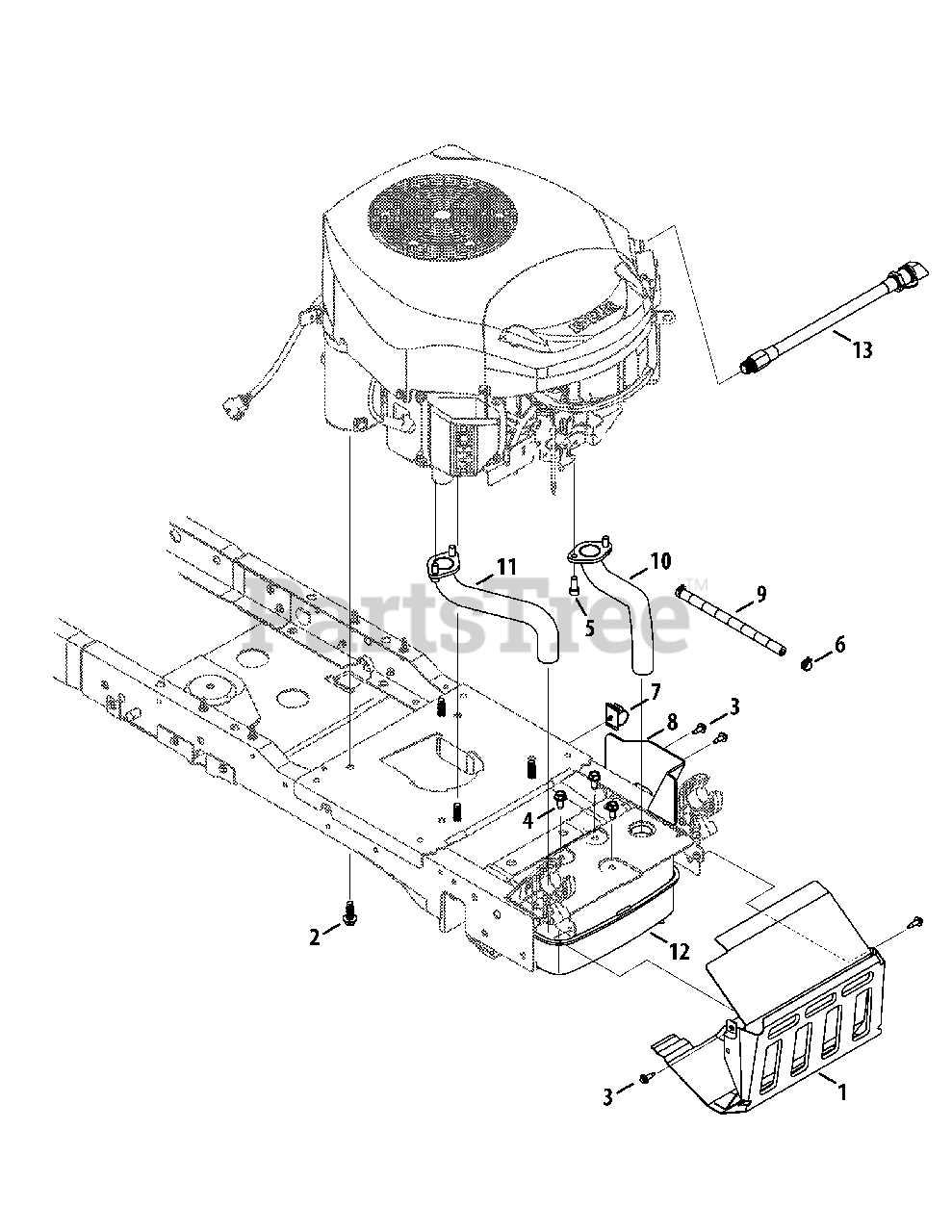 craftsman platinum 7.25 190cc parts diagram