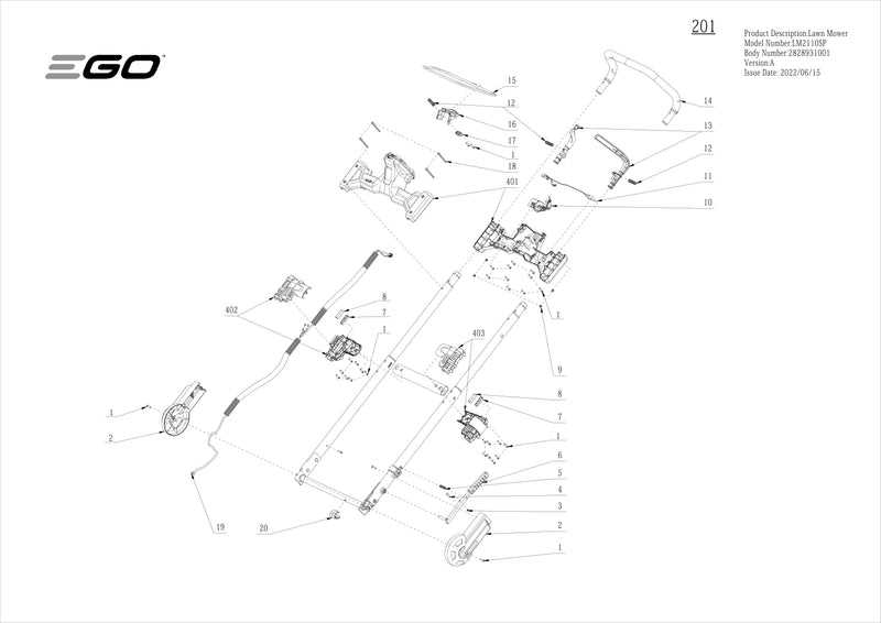 craftsman self propelled lawn mower parts diagram