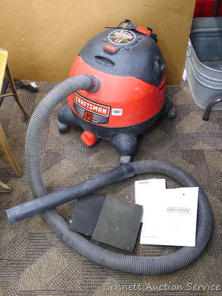 craftsman shop vac parts diagram