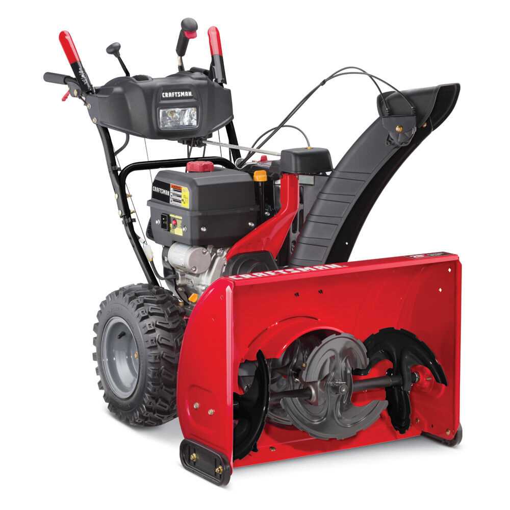 craftsman snow thrower parts diagram