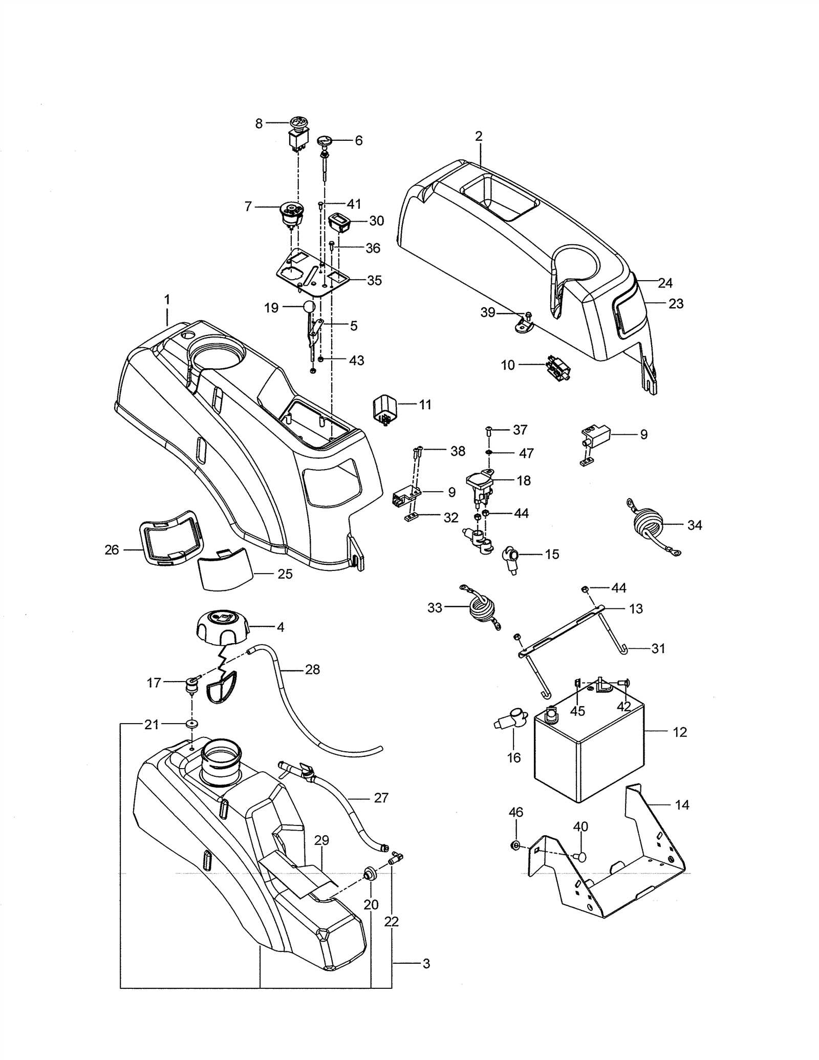 craftsman z6700 parts diagram