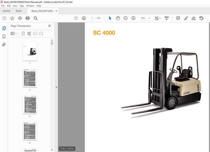 crown forklift parts diagram