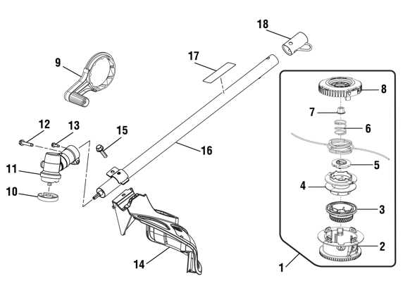 remington string trimmer parts diagram