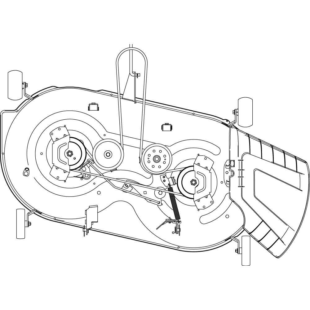 cub cadet 42 inch mower deck parts diagram