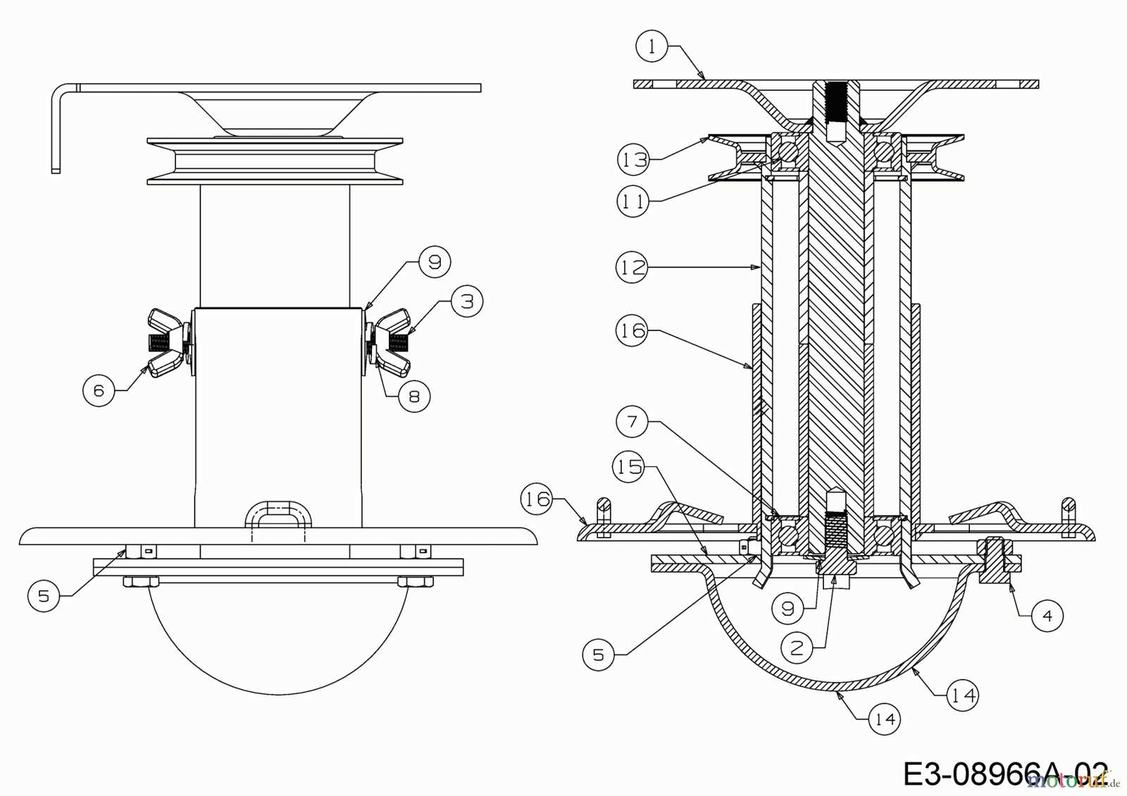 cub cadet st100 parts diagram