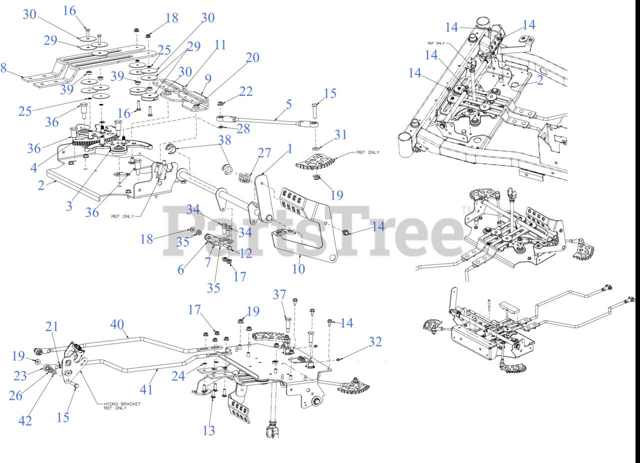 cub cadet steering parts diagram