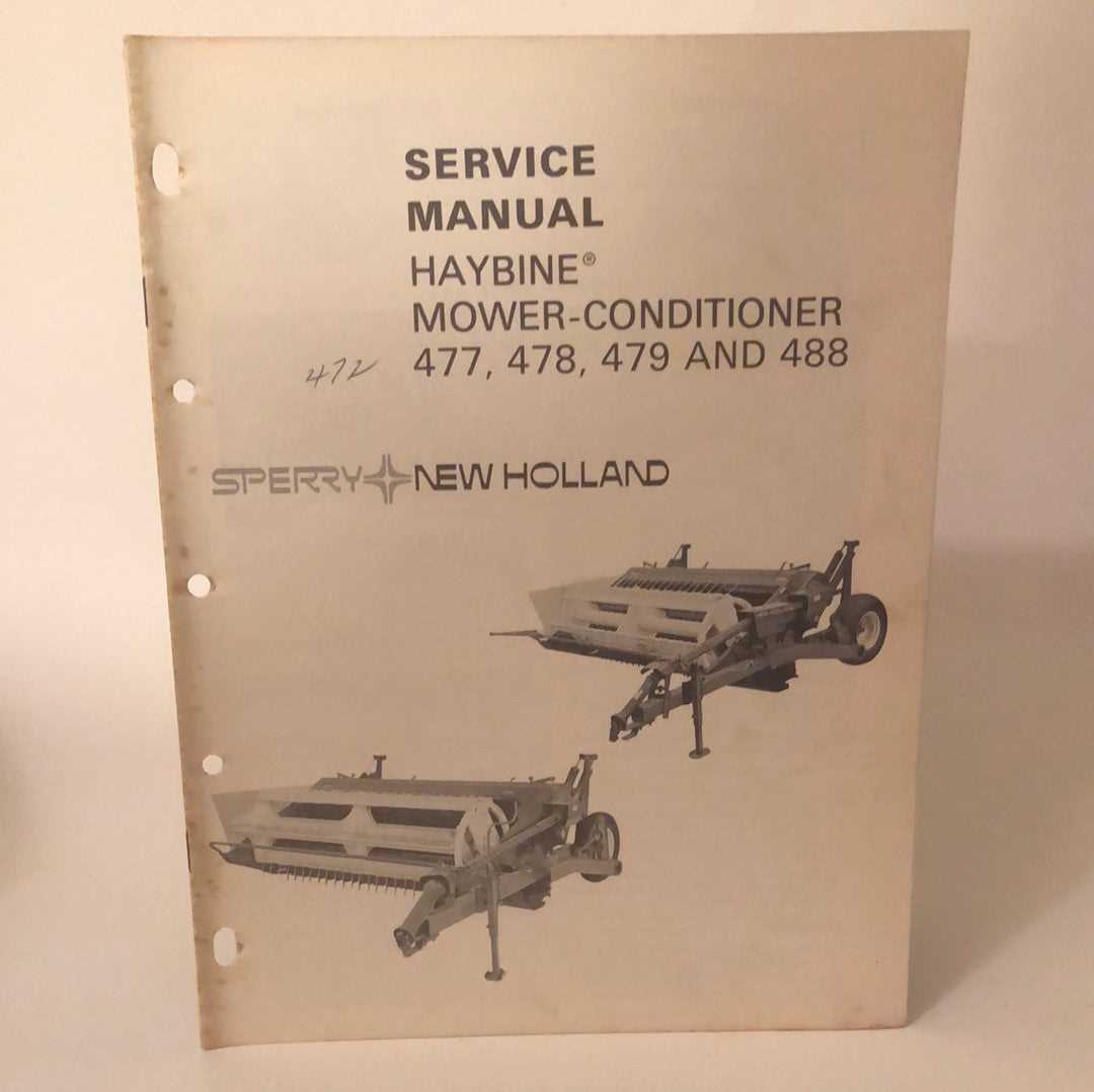 new holland 477 haybine parts diagram