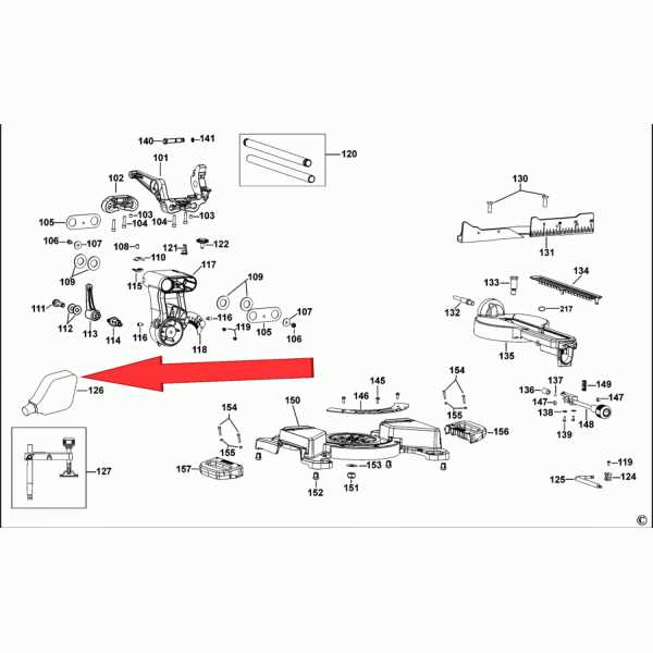 dewalt dws780 parts diagram