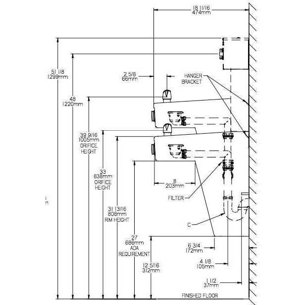 elkay drinking fountain parts diagram