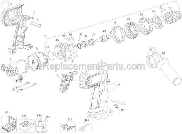 dewalt dcst922 parts diagram